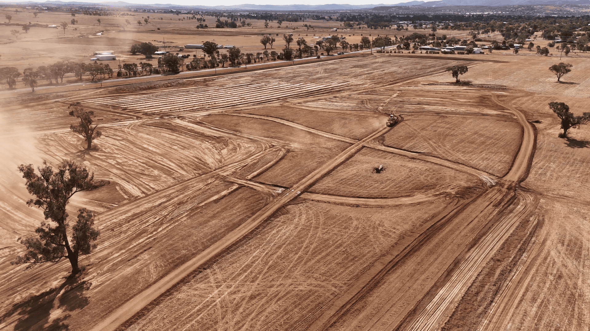 Civil works at Arcadia Residential Estate in Tamworth