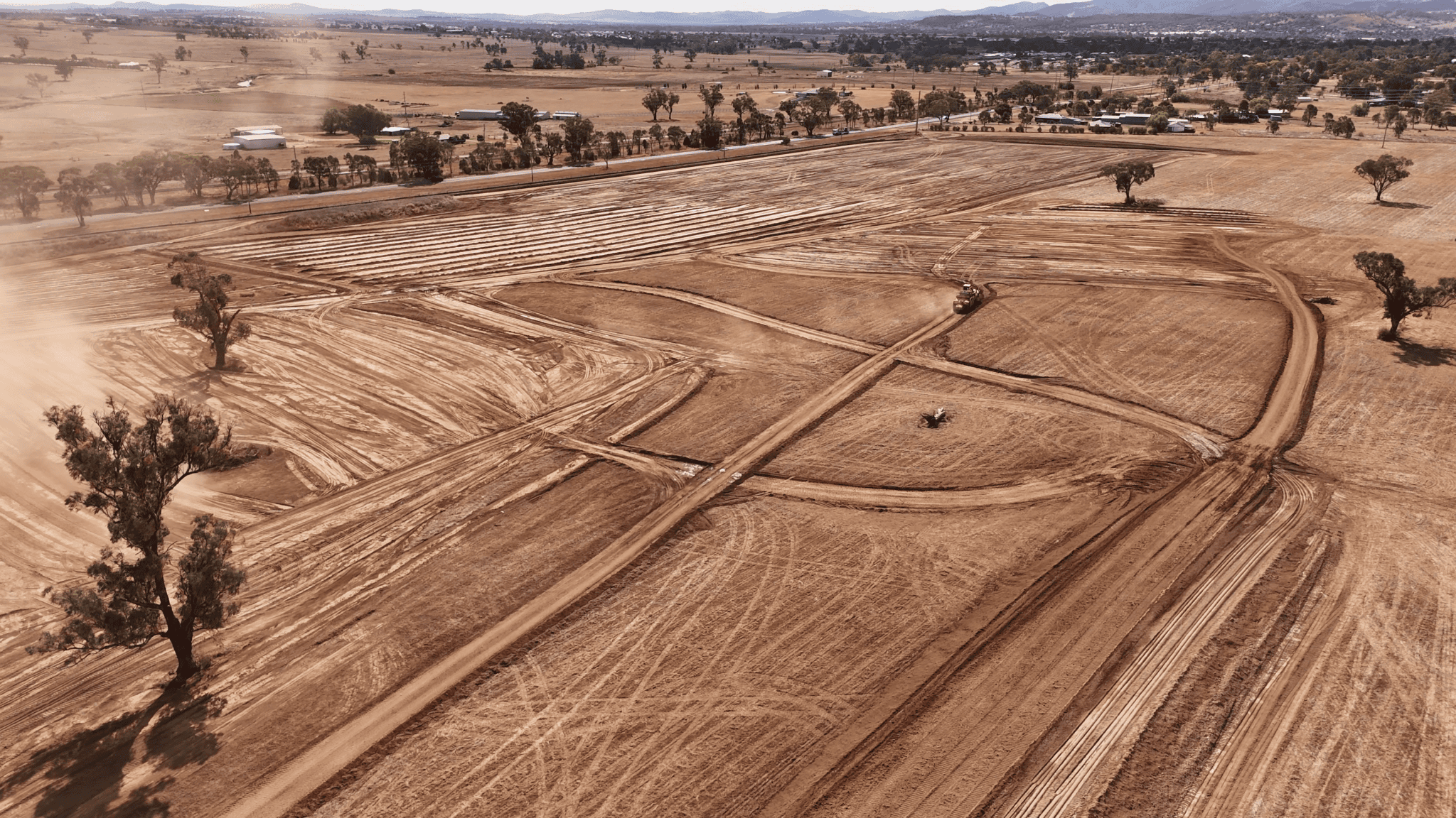 Civil works at Arcadia Residential Estate in Tamworth